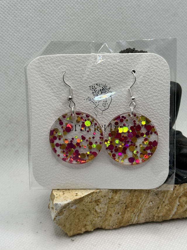 Acryl Ohrringe Glamour