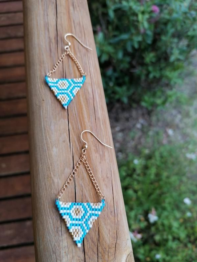 Labyrinthe chainette bleu clair