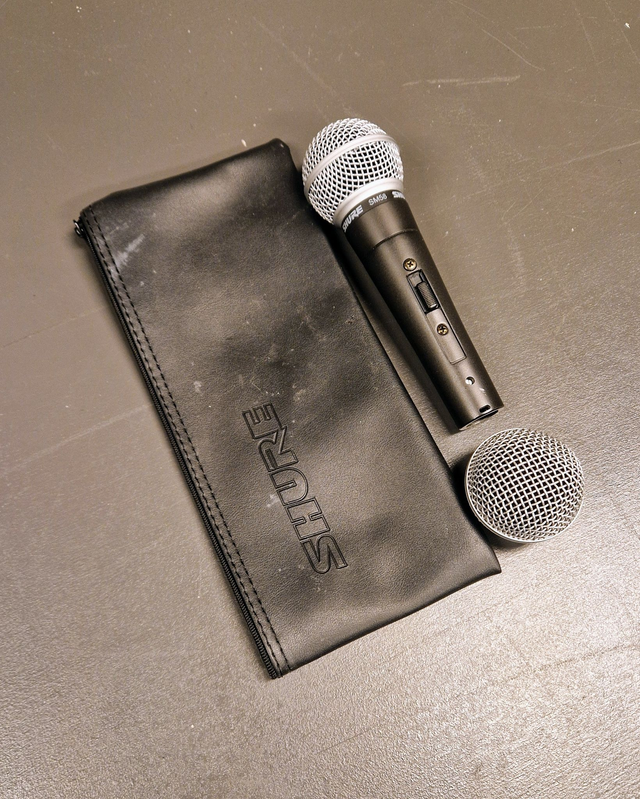 Shure SM58S, dynamisk mik med muteswitch