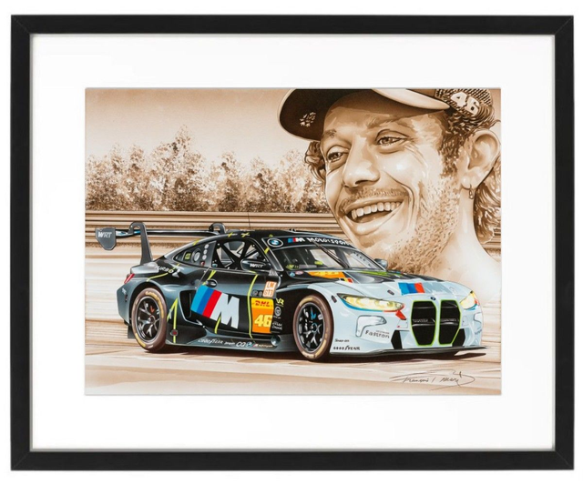 BMW M4 Valentino Rossi - Framed Print