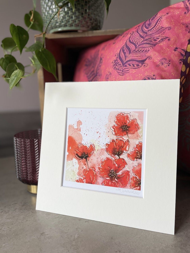 Fine Art Print - Blooming Poppies