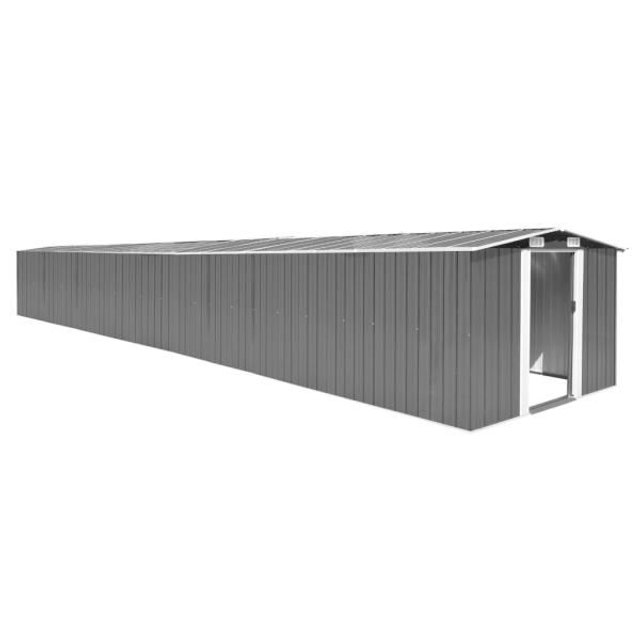 Galvanised Steel Shed - 33ft (257x990x181cm)