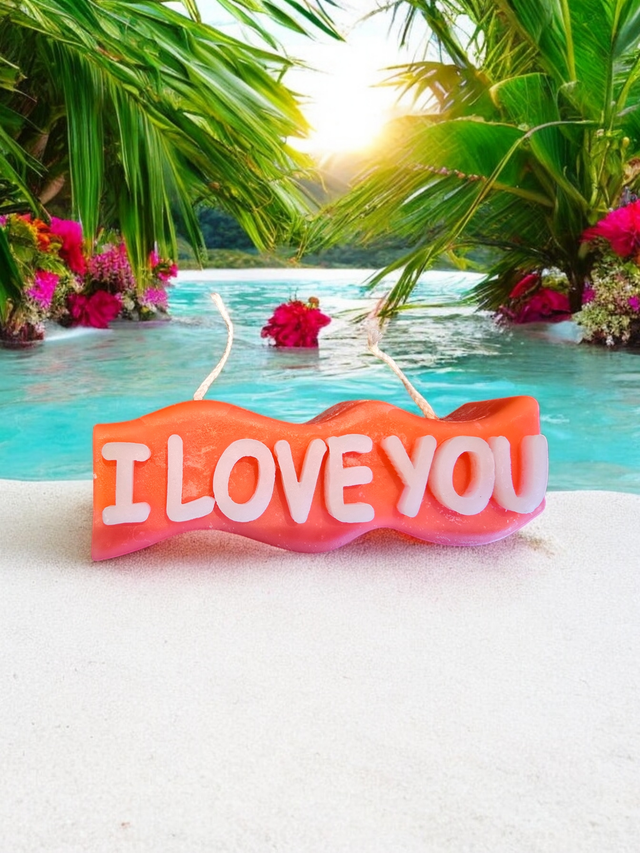 I love you Candle