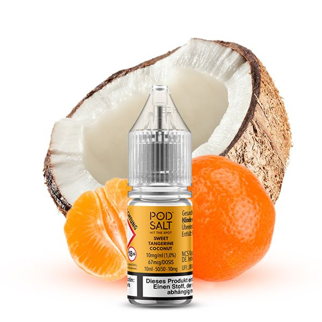 POD SALT XTRA Sweet Tangerine Coconut Nikotinsalz Liquid 10 ml