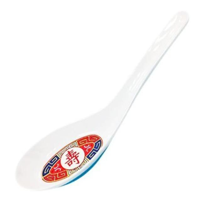Zing Asia Melamine 5.5" 壽 Longevity Soup Spoon