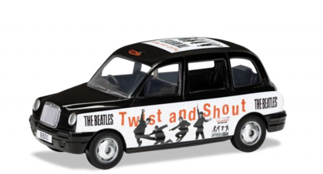 Beatles Twist and Shout London Taxi Corgi 1:36
