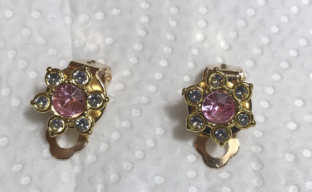 Purple Clip On Earrings- COE29