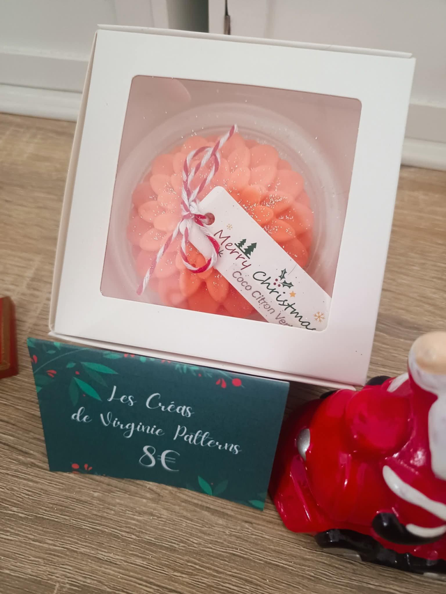 Bougie Artisanale parfumée &quot;Coco Citron Vert&quot; 