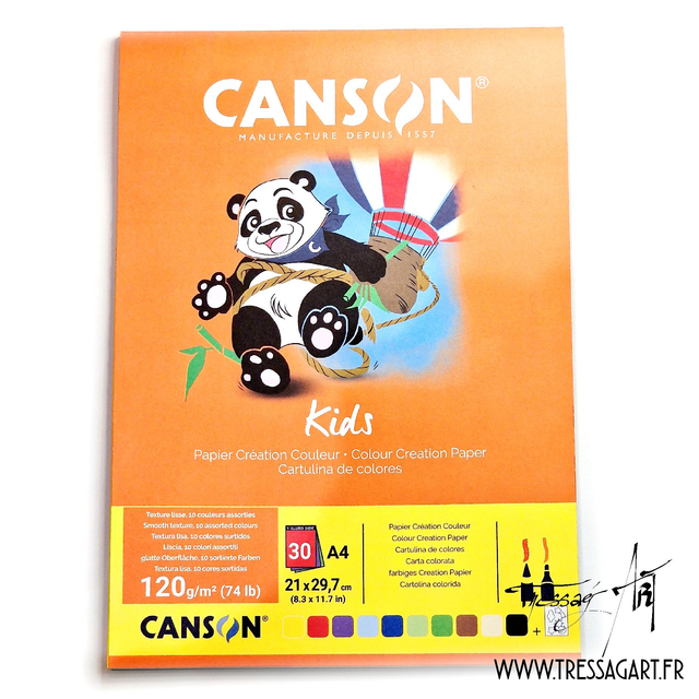 CANSON - BLOC KIDS COULEUR 21X29,7 - CA119