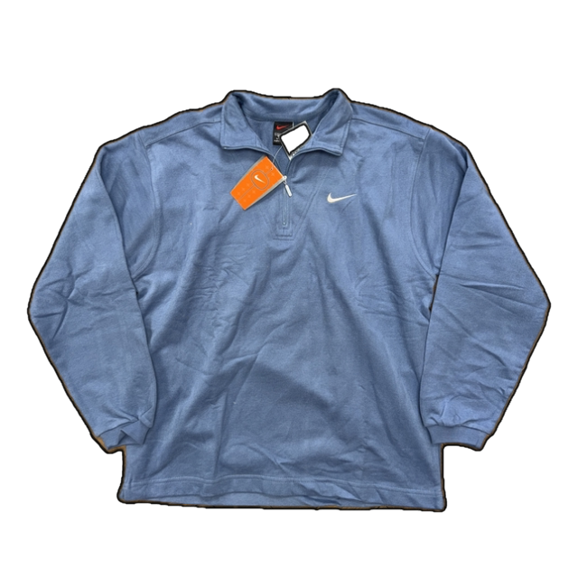 Vintage Nike Y2K Womans 1/4 Zip Jumper *NEW* - L