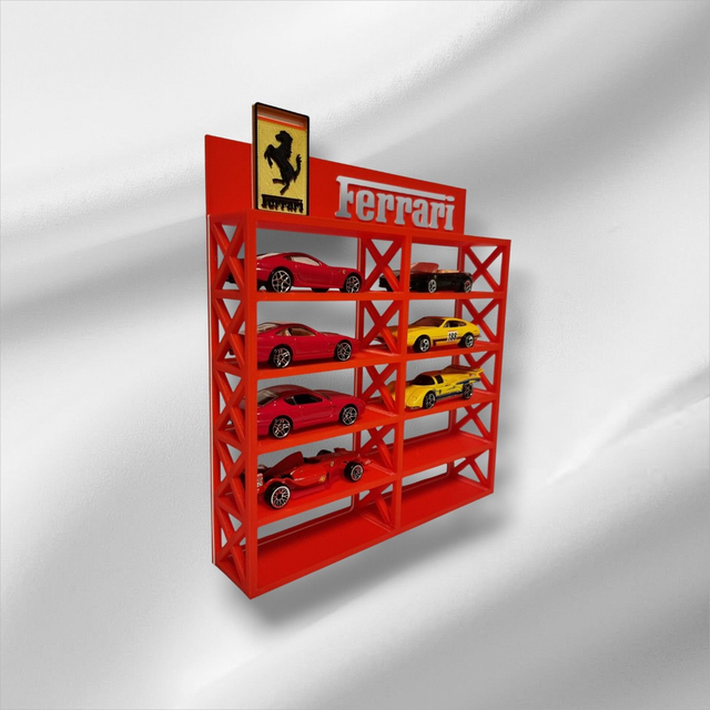 Expositor Ferrari 1:64 Hotwheels