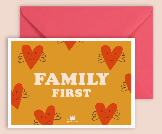 Carte "Famille" : La famille avant tout (avec enveloppe)