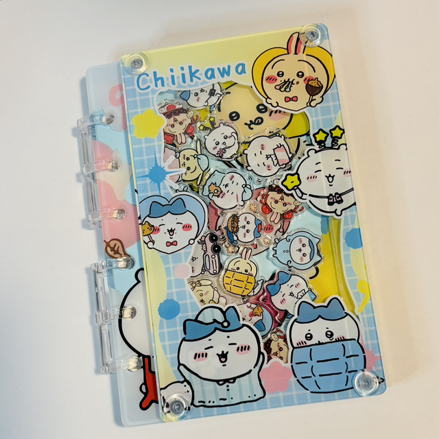 Acrylic Chiikawa character shaker notebook