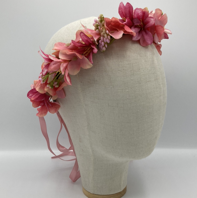 C-06 Faux Flower Crown