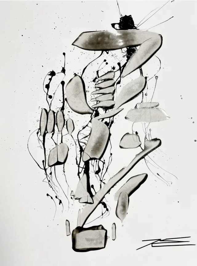 Oeuvre sur papier - Vie de corps - 50x65cm