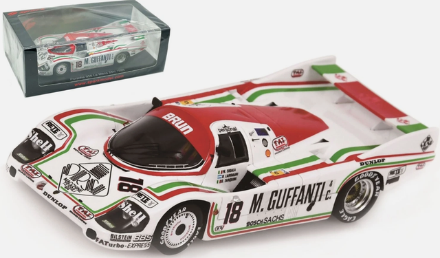 Porsche 956 Le Mans 1985 Brun Team Guffanti 1:43 Spark