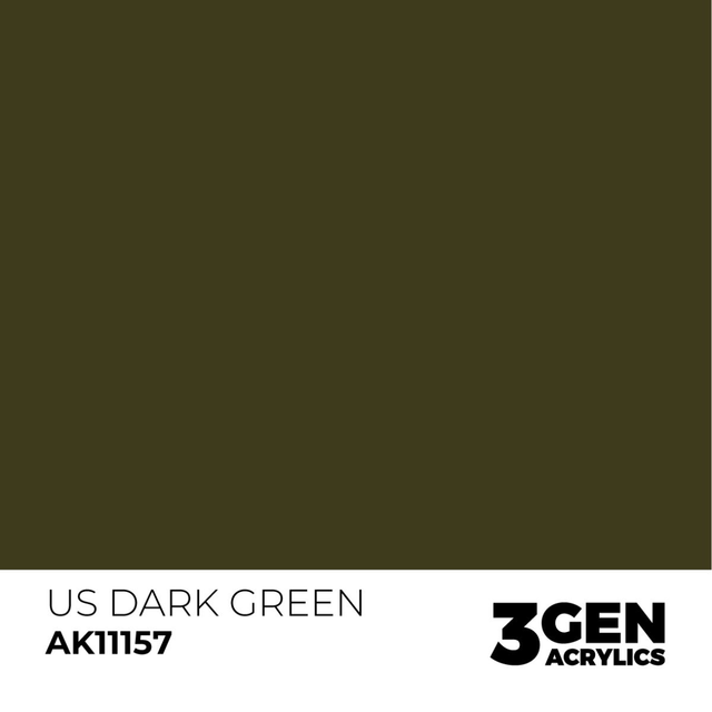 3rd Gen. Acrylics 157 US Dark Green