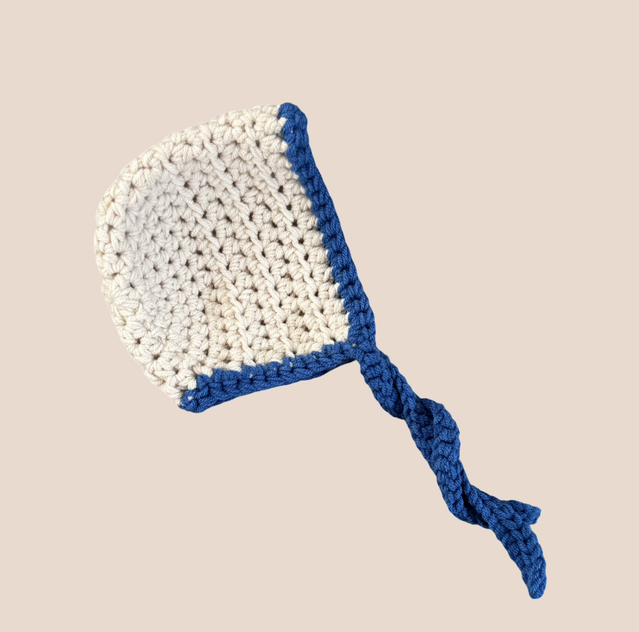 Blue Brim Bonnet