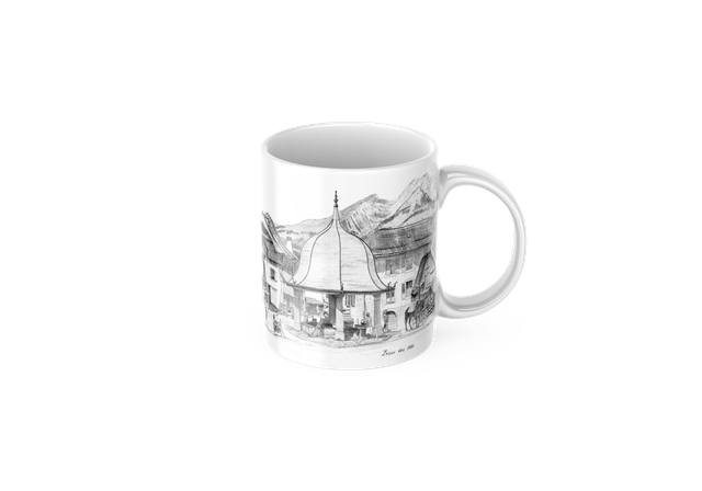 Mug en céramique, 330 ml. - selon cartes du Groupe Choral Intyamon