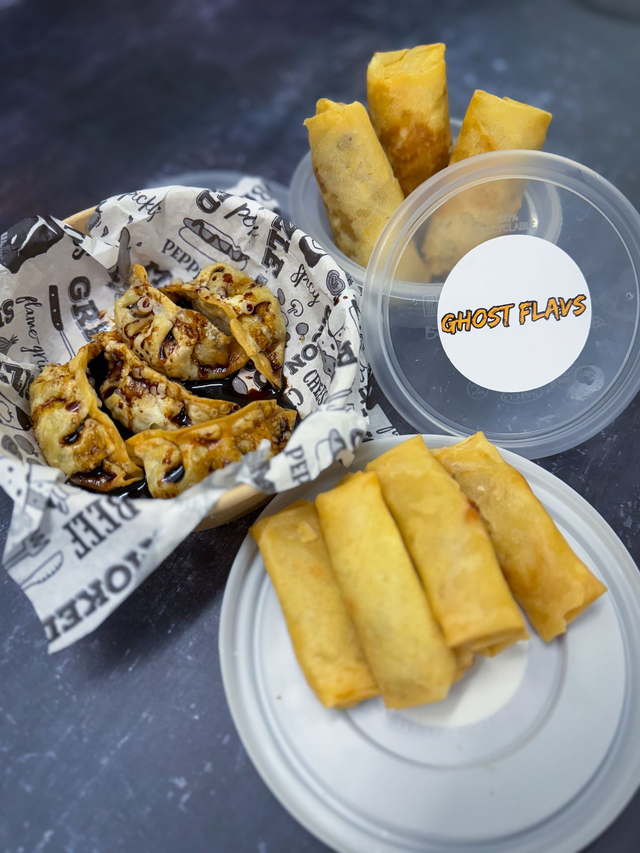 Pork Spring Rolls (3)