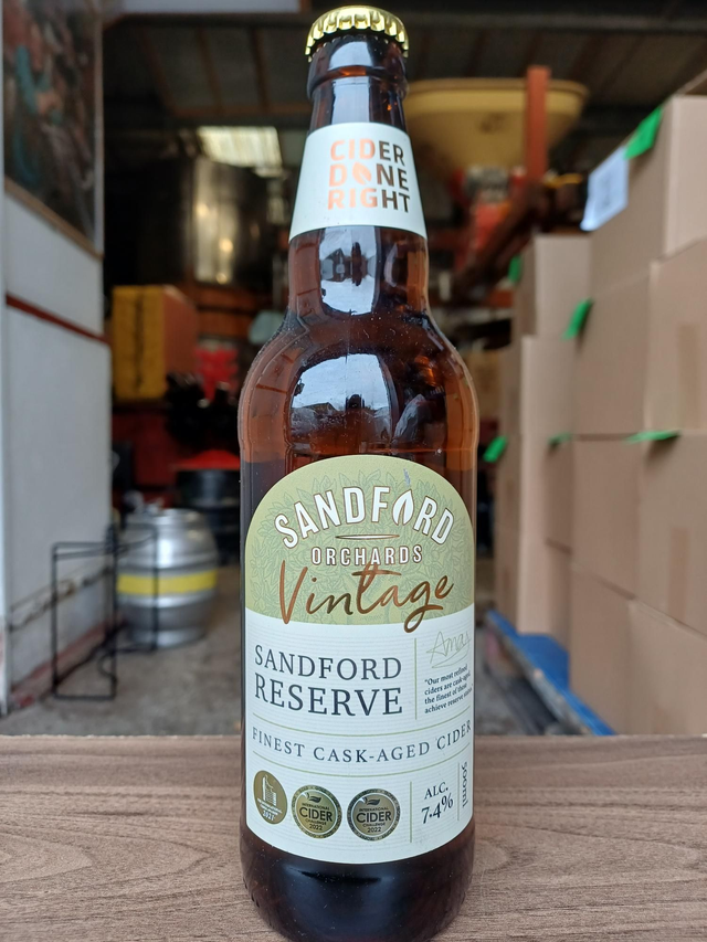 Sandford Orchard Reserve Cider 500ml 7.4% ABV