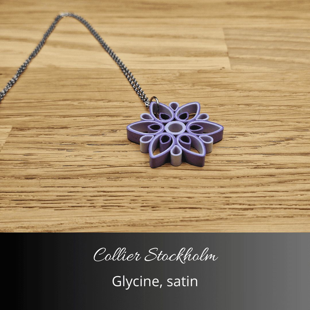 Collier Stockholm - Glycine, satin