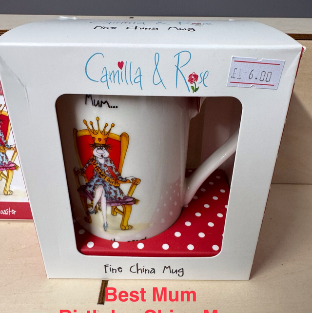 Fine Bone China Best Mum Birthday Mug