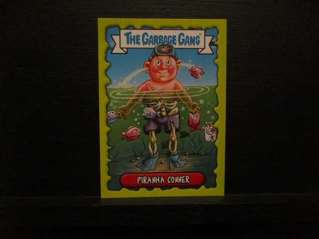Piranha Connor - (Topps) The Garbage Gang Original Trading Card #5