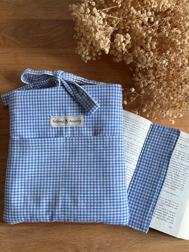 Housse de livre Vichy