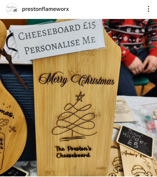 Christmas cheeseboard 