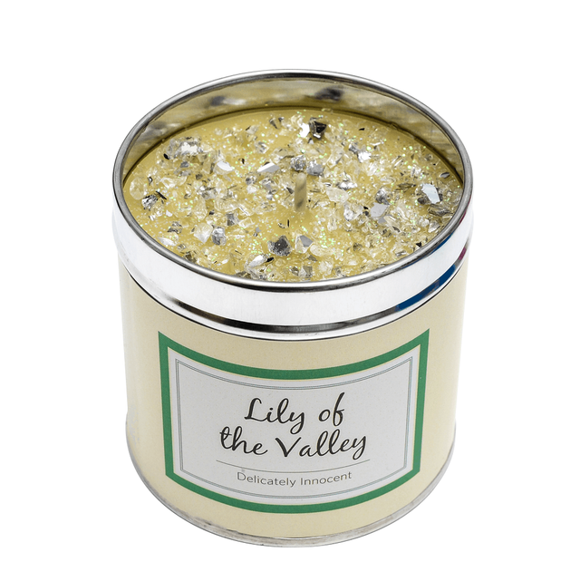 Lily of the valley candle