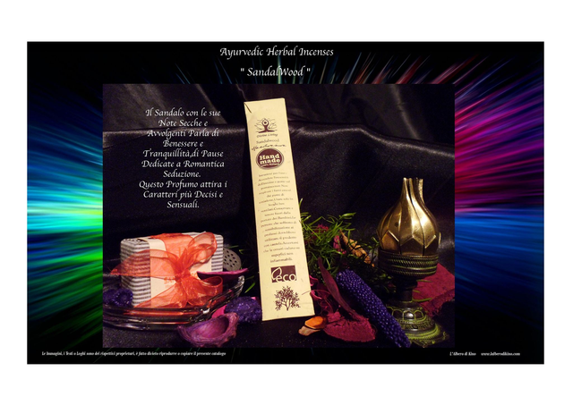 SandalWood - Ayurvedic Herbal Incenses - Divine Leaving