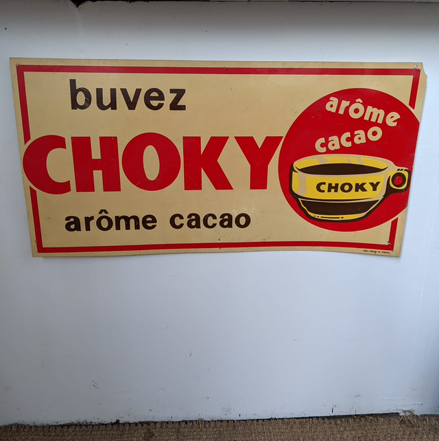Enseigne Choky en plexi