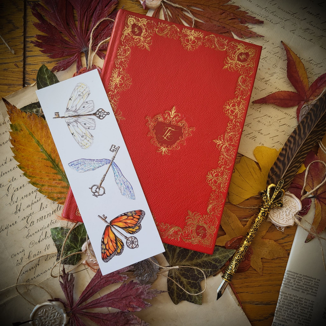 Marque-page &quot;Clef ailées&quot;