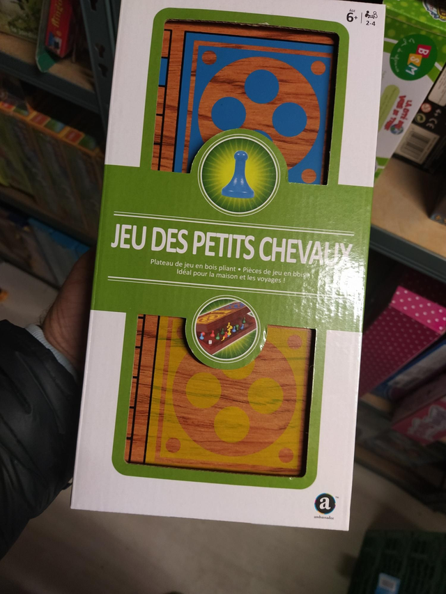 JEU DES PETITS CHEVAUX BOIS LUXE