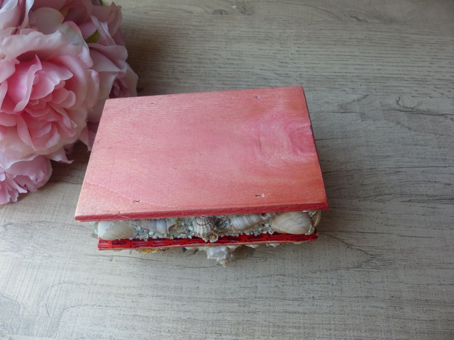 Petit Coffret à Bijoux Vintage en Coquillages – Souvenir Bord de Mer – Artisanat Français – Boîte à Trésors Rétro - Déco Maison Océan Marin