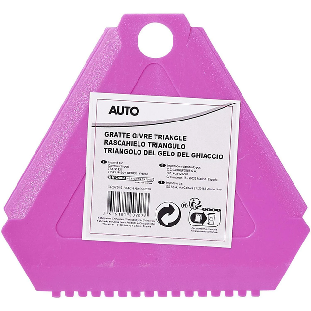 Gratte givre triangle