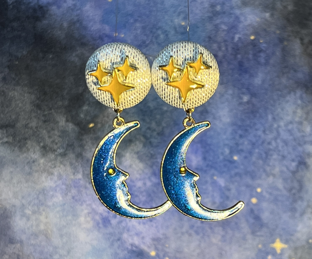 Mini Sidonie dorées lune