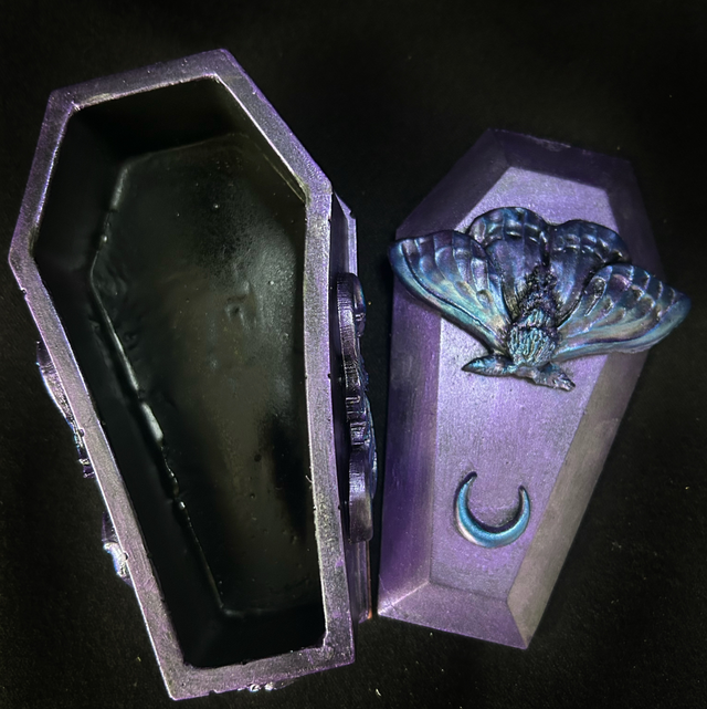 Moth coffin box 