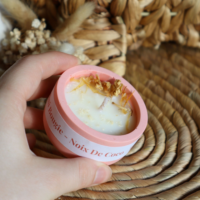 Mini Bougie - Noix De Coco