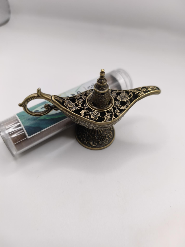 Brûle encens lampe d'Aladdin encens jasmin