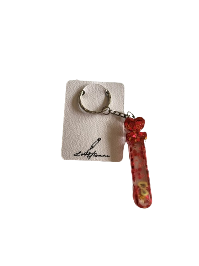 Porte clé shaker fiole coeur