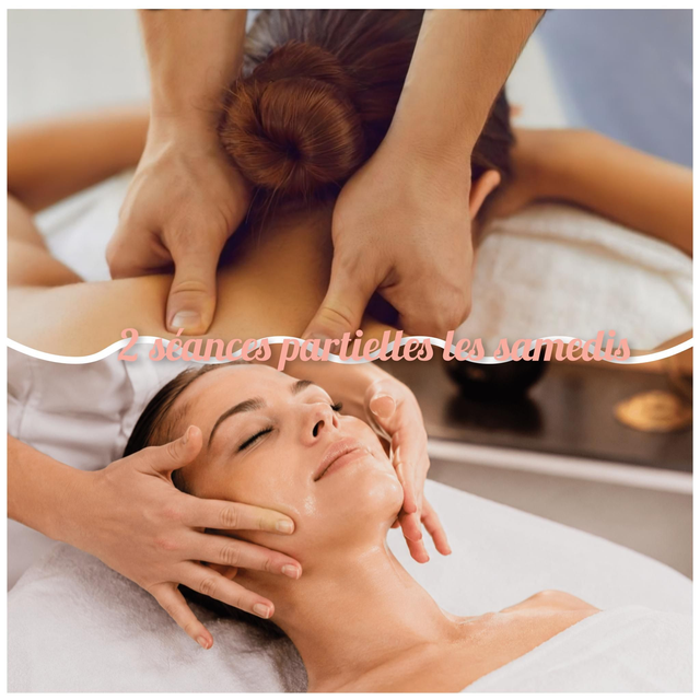 010- SaturdayZen : 2 Séances partielles : Séance Relaxant Dos + Séance Facial à 65e au lieu de 70e