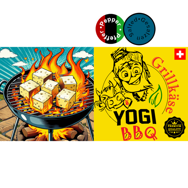 Yogi Paneer - BBQ Paneer gesalzen mit Pfeffer (200 g)