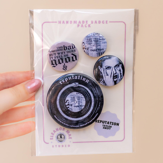 'Reputation - Taylor Swift' - Badge Pack