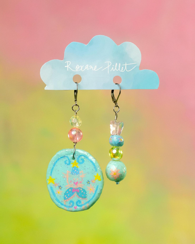 [Trucs en argile] Boucles d'oreilles 