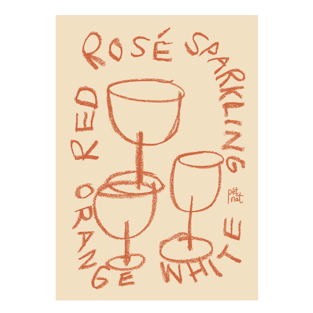 A3 Print - Wine Club - Assorted