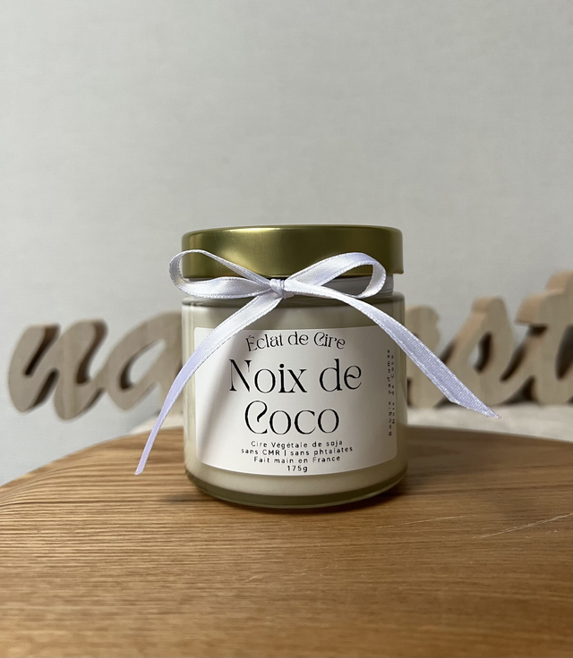 Noix de Coco - Bougie parfumée artisanale