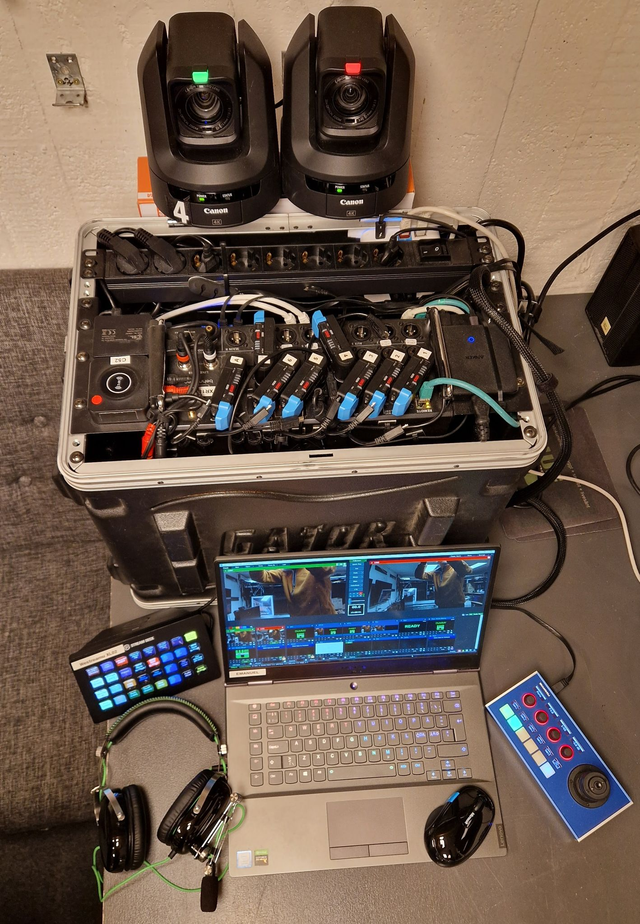 Taxipack G4, komplett livesändningskit i case (vMix Pro, N300, XR18, NDI)