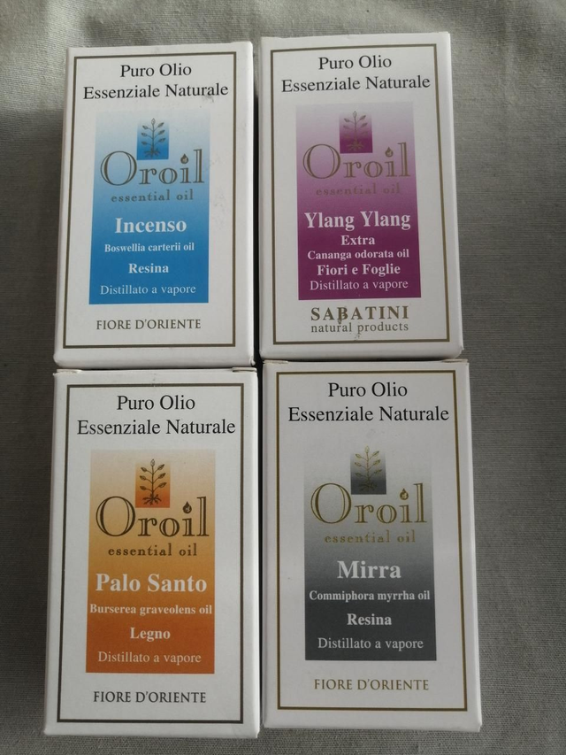 Oli essenziali puri al 100 %